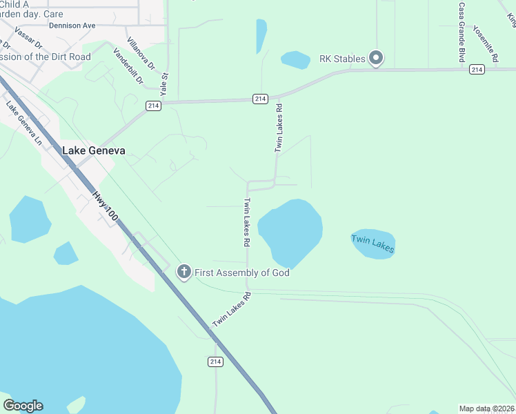 map of restaurants, bars, coffee shops, grocery stores, and more near 7787 Twin Lakes Road in Keystone Heights