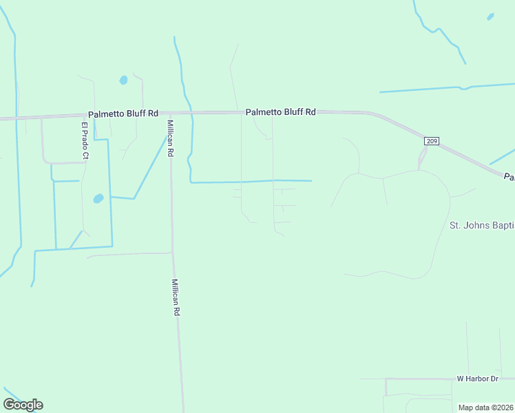 map of restaurants, bars, coffee shops, grocery stores, and more near 136 Taylor Road in Palatka