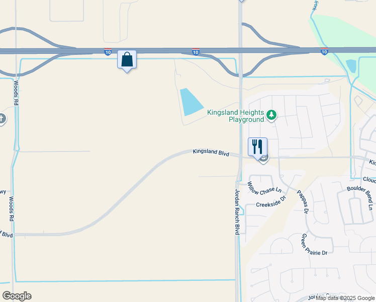 map of restaurants, bars, coffee shops, grocery stores, and more near Igloo Road in Brookshire