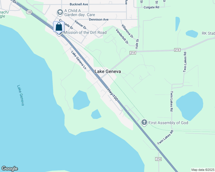 map of restaurants, bars, coffee shops, grocery stores, and more near in Clay County