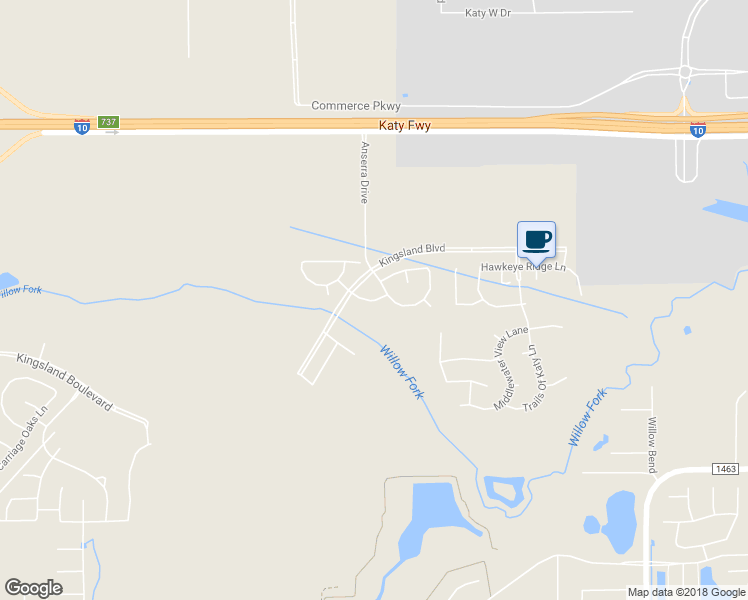 map of restaurants, bars, coffee shops, grocery stores, and more near 28519 Fielder Village Lane in Katy