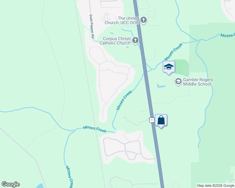 map of restaurants, bars, coffee shops, grocery stores, and more near 375 Crescent Key Drive in St. Augustine