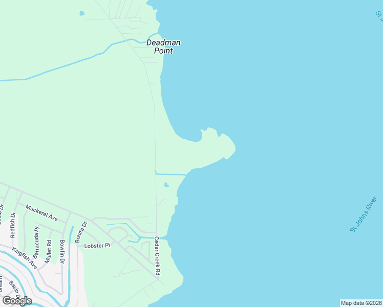 map of restaurants, bars, coffee shops, grocery stores, and more near 330 Cedar Creek Road in Palatka