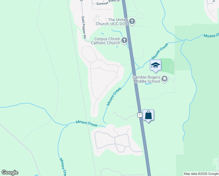 map of restaurants, bars, coffee shops, grocery stores, and more near 375 Crescent Key Drive in St. Augustine