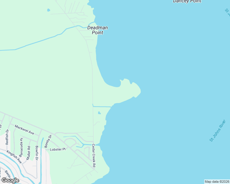 map of restaurants, bars, coffee shops, grocery stores, and more near 330 Cedar Creek Road in Palatka