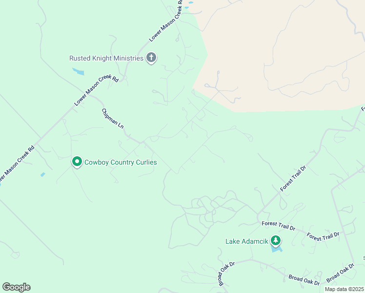map of restaurants, bars, coffee shops, grocery stores, and more near 342 Chipman Court in Bandera