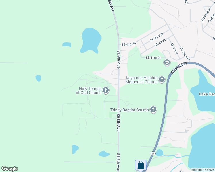 map of restaurants, bars, coffee shops, grocery stores, and more near 987 Southeast 38th Street in Melrose