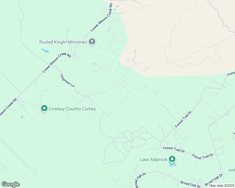 map of restaurants, bars, coffee shops, grocery stores, and more near 342 Chipman Ct in Bandera