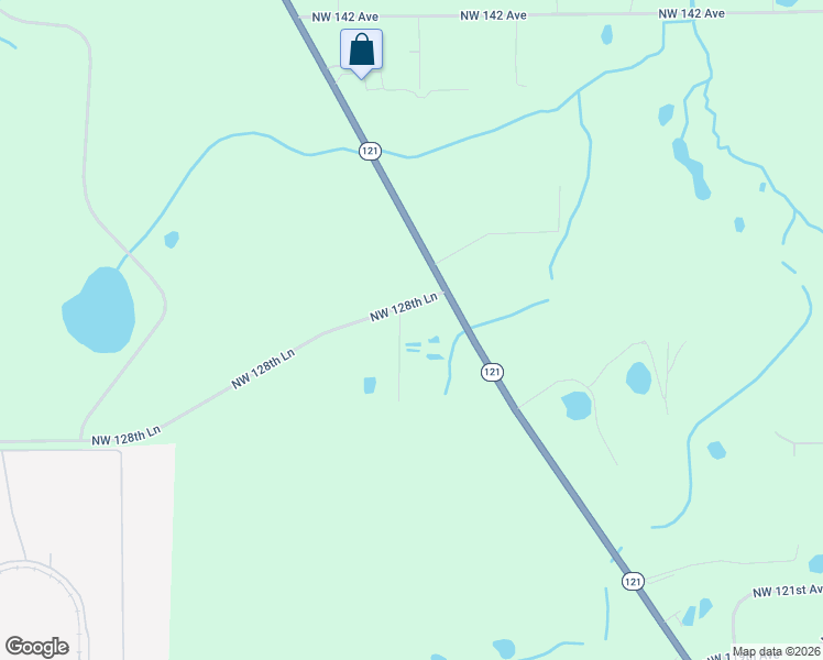 map of restaurants, bars, coffee shops, grocery stores, and more near 3205 Northwest 128th Lane in Gainesville