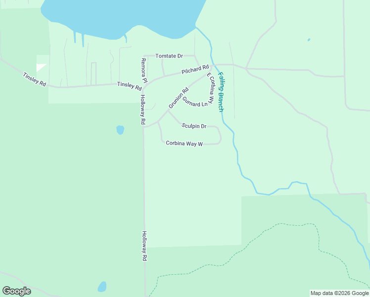 map of restaurants, bars, coffee shops, grocery stores, and more near 114 Corbina Way in Florahome