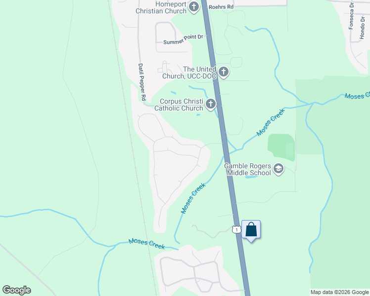 map of restaurants, bars, coffee shops, grocery stores, and more near 103 Sweet Mango Trail in St. Augustine