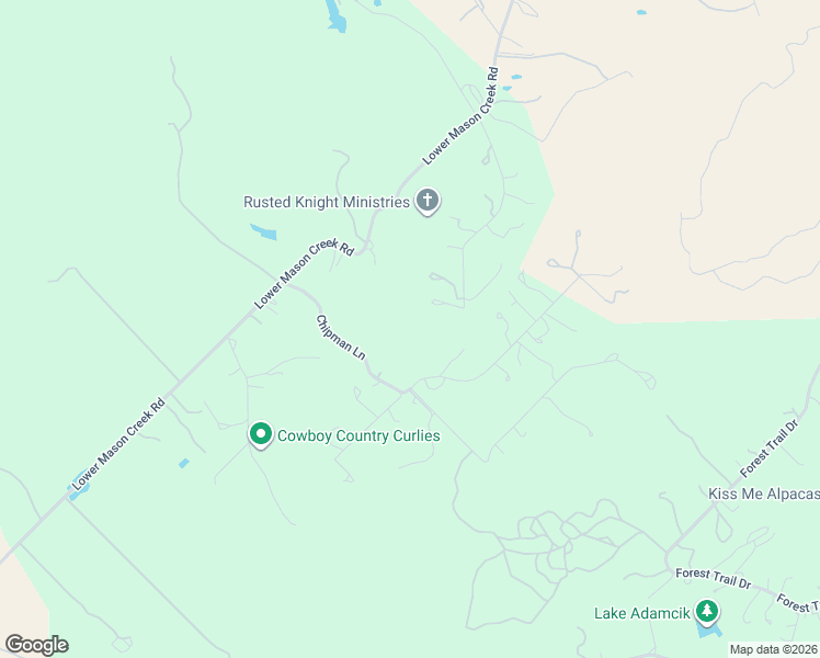 map of restaurants, bars, coffee shops, grocery stores, and more near 109 Live Oak Ridge in Bandera