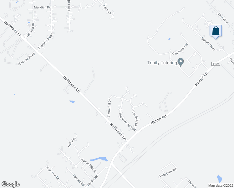 map of restaurants, bars, coffee shops, grocery stores, and more near 1393 Timberhill Drive in New Braunfels