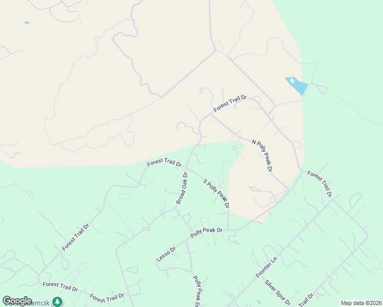 map of restaurants, bars, coffee shops, grocery stores, and more near 340 Broad Oak Drive in Bandera