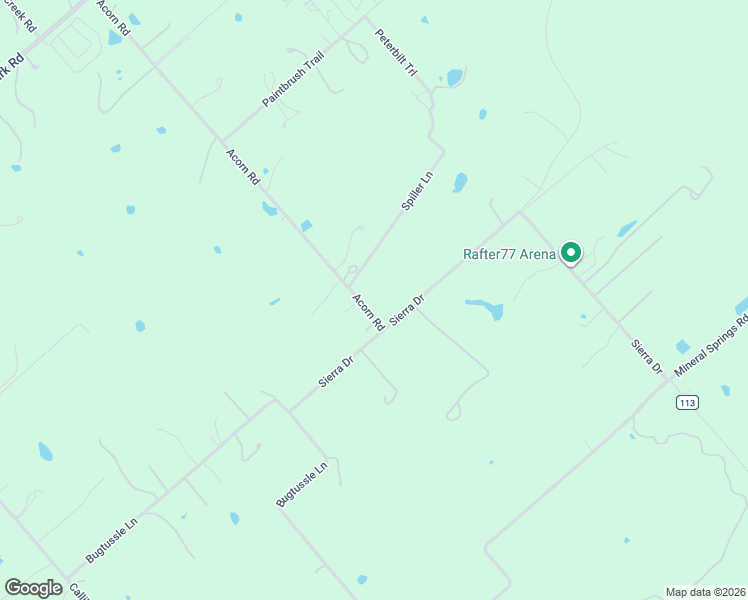 map of restaurants, bars, coffee shops, grocery stores, and more near 1034 Acorn Road in Lockhart