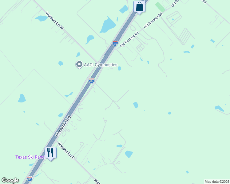 map of restaurants, bars, coffee shops, grocery stores, and more near 165 Herber in New Braunfels