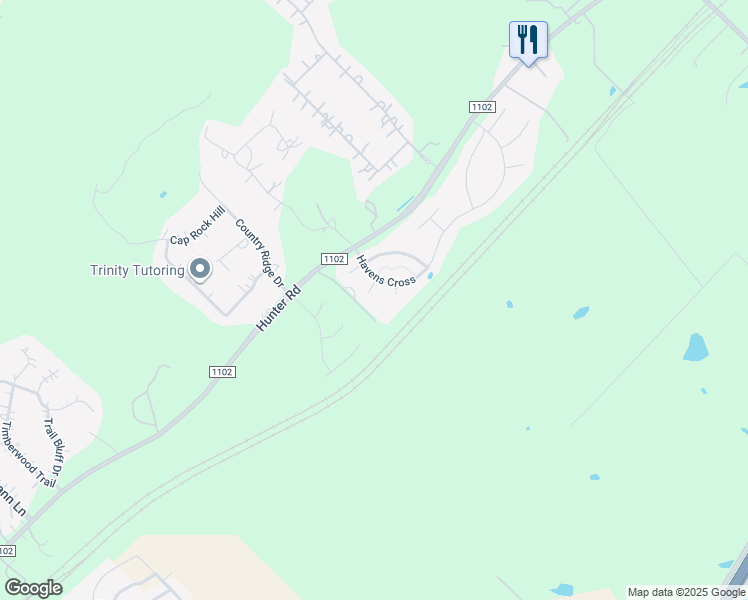 map of restaurants, bars, coffee shops, grocery stores, and more near 5607 Haven Way in New Braunfels