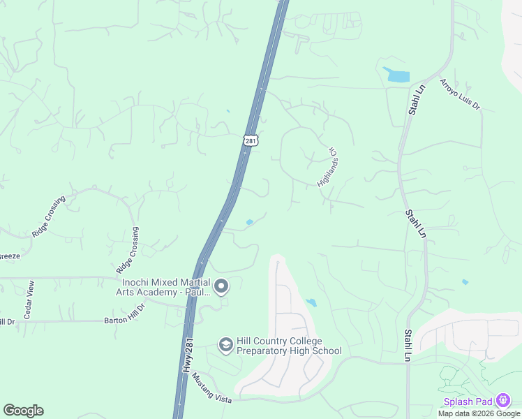 map of restaurants, bars, coffee shops, grocery stores, and more near 32600 U.S. 281 in Bulverde