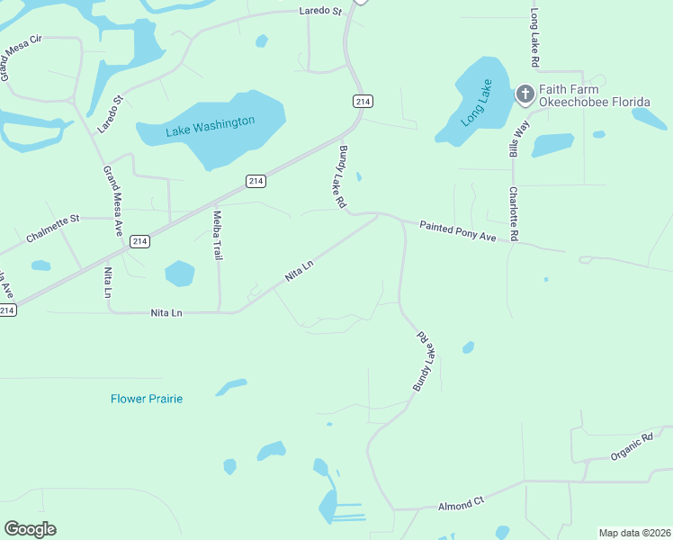 map of restaurants, bars, coffee shops, grocery stores, and more near 7670 Bundy Lake Road in Keystone Heights
