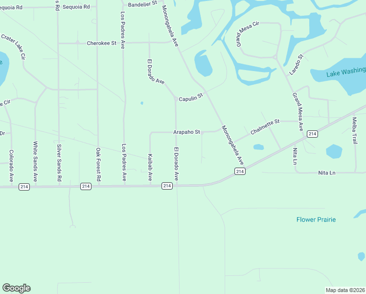 map of restaurants, bars, coffee shops, grocery stores, and more near 7677 El Dorado Avenue in Keystone Heights