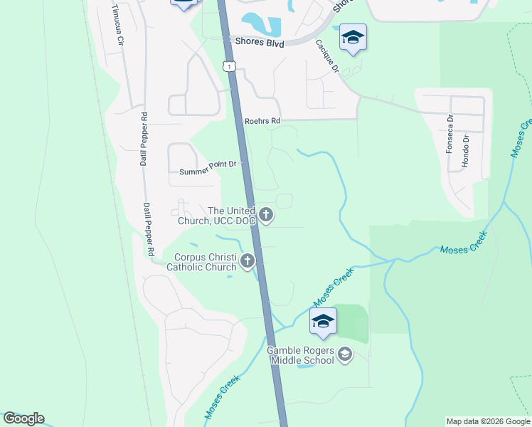 map of restaurants, bars, coffee shops, grocery stores, and more near 5860 U.S. 1 in St. Augustine