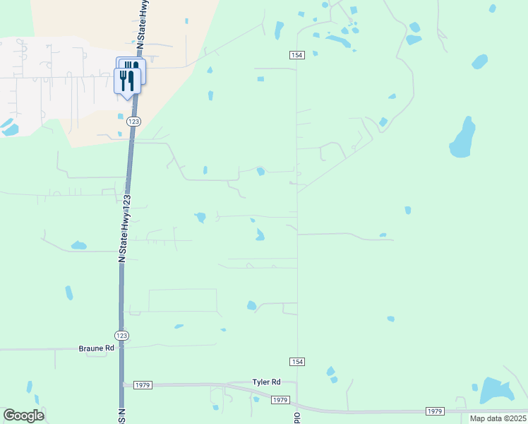 map of restaurants, bars, coffee shops, grocery stores, and more near 2110 Old Seguin Road in San Marcos