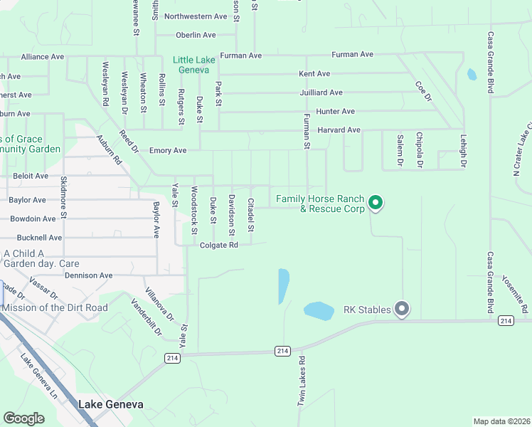 map of restaurants, bars, coffee shops, grocery stores, and more near 6175 Cornell Road in Keystone Heights