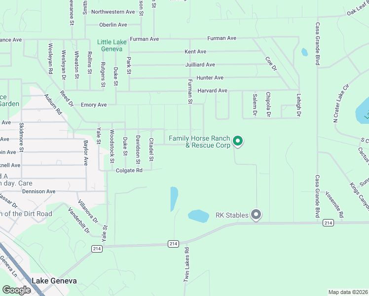 map of restaurants, bars, coffee shops, grocery stores, and more near 7247 Oxford Street in Keystone Heights