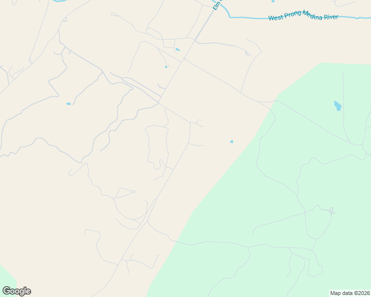 map of restaurants, bars, coffee shops, grocery stores, and more near 1190 Elm Creek Road in Medina