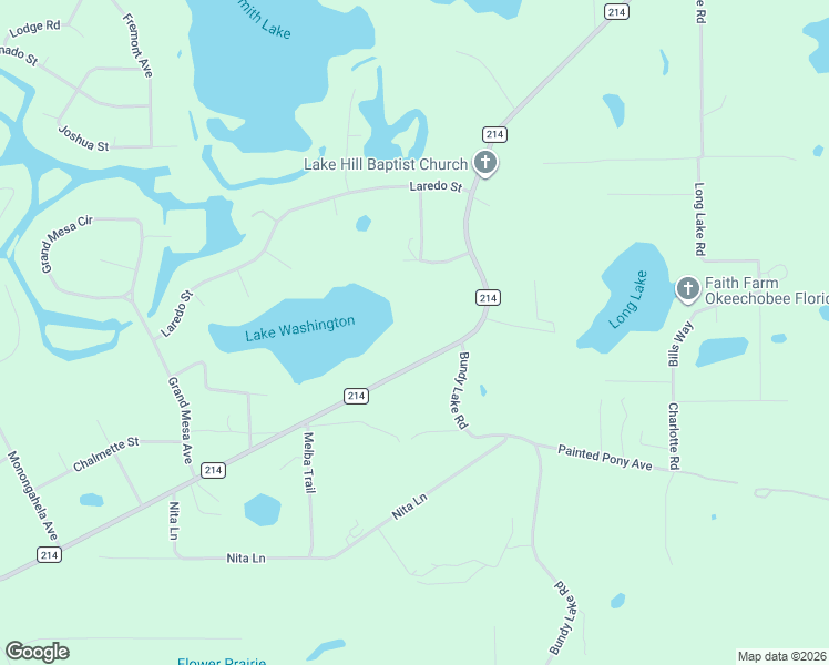 map of restaurants, bars, coffee shops, grocery stores, and more near 7645 Huron Court in Keystone Heights