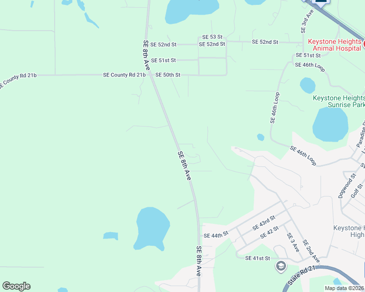 map of restaurants, bars, coffee shops, grocery stores, and more near 4684 Southeast 8th Avenue in Melrose