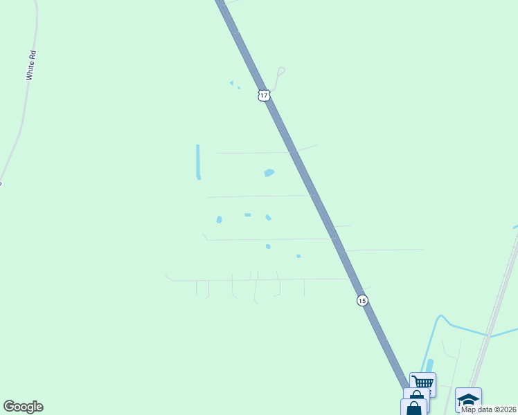 map of restaurants, bars, coffee shops, grocery stores, and more near 117 Jack Road in Palatka