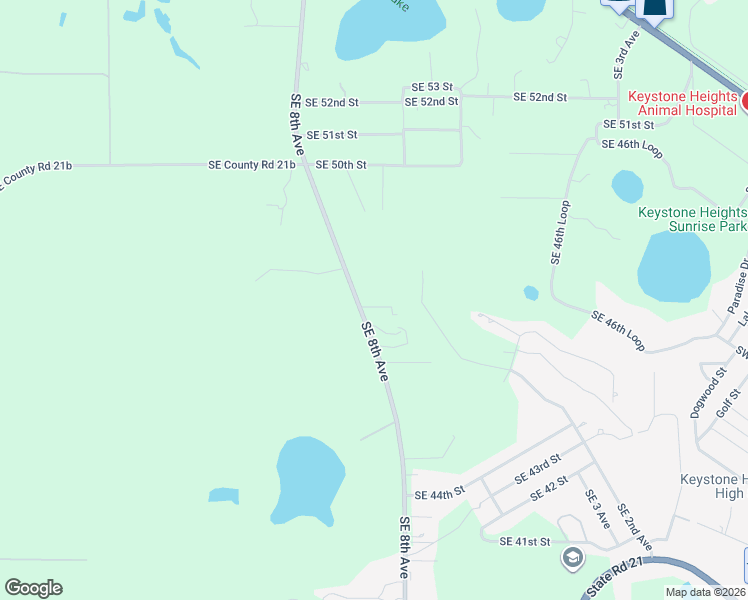 map of restaurants, bars, coffee shops, grocery stores, and more near 4684 Southeast 8th Avenue in Melrose