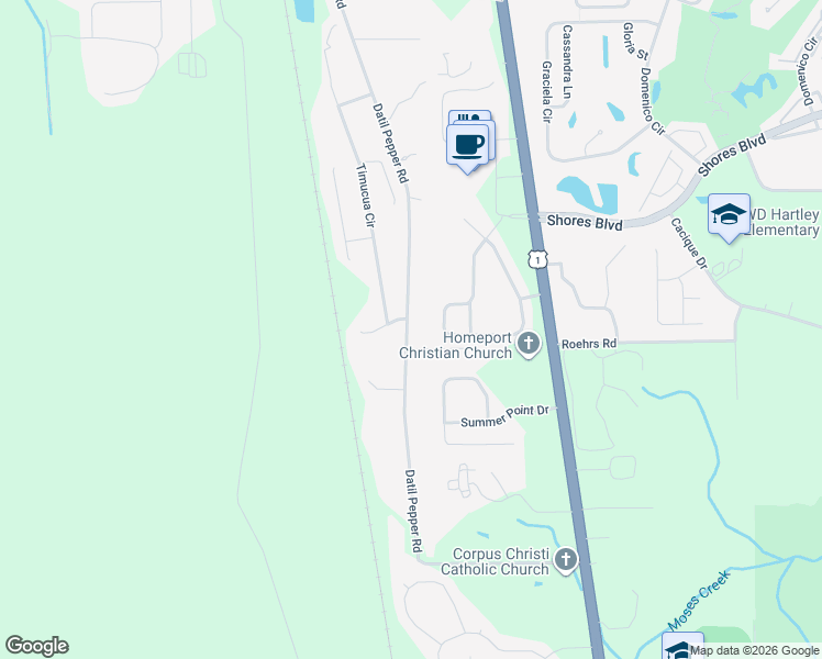 map of restaurants, bars, coffee shops, grocery stores, and more near 304 J West Court in St. Augustine