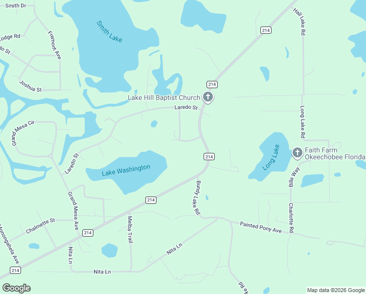 map of restaurants, bars, coffee shops, grocery stores, and more near 5385 Custer Street in Keystone Heights