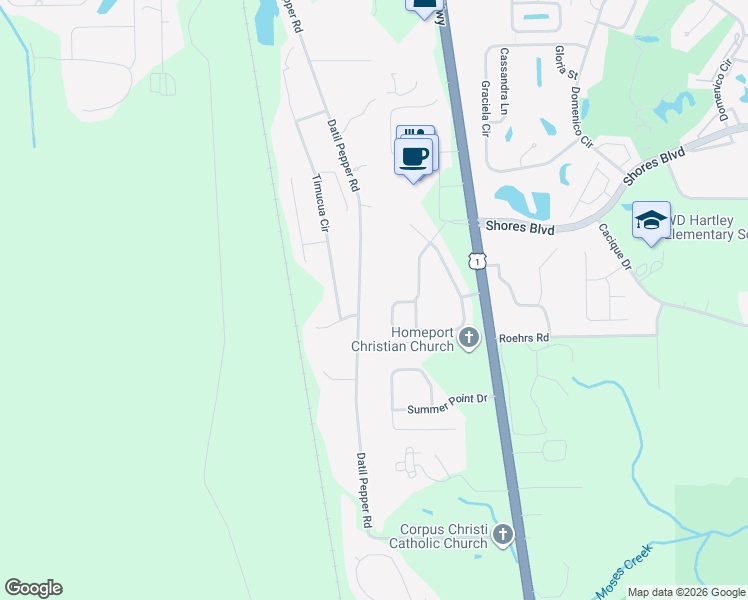 map of restaurants, bars, coffee shops, grocery stores, and more near 316 Brantley Harbor Drive in St. Augustine
