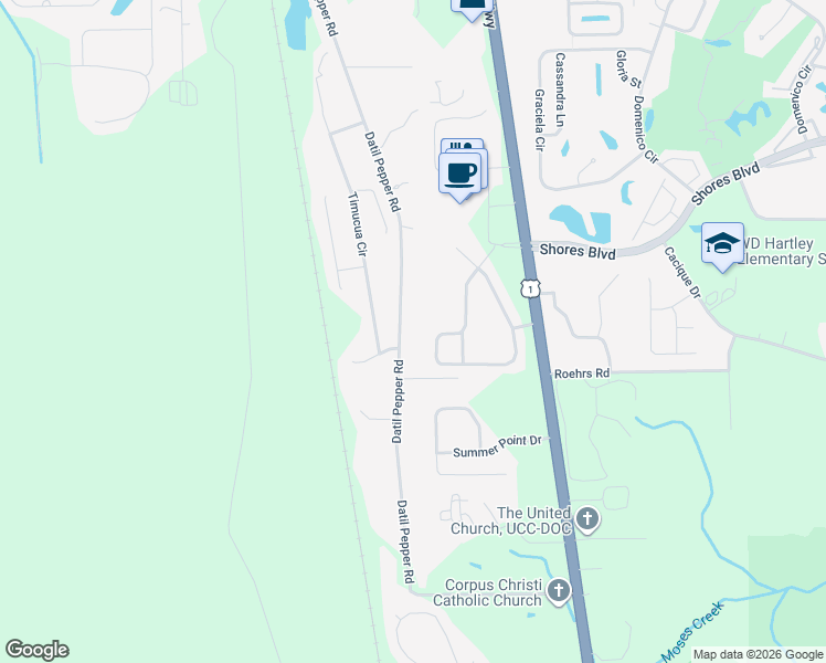 map of restaurants, bars, coffee shops, grocery stores, and more near 316 Brantley Harbor Drive in St. Augustine
