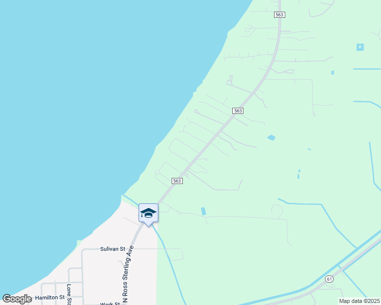 map of restaurants, bars, coffee shops, grocery stores, and more near 1444 Farm to Market Road 563 in Anahuac