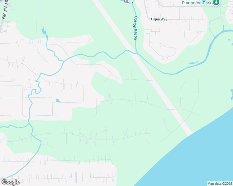 map of restaurants, bars, coffee shops, grocery stores, and more near 5219 Camp Creek Road in Baytown