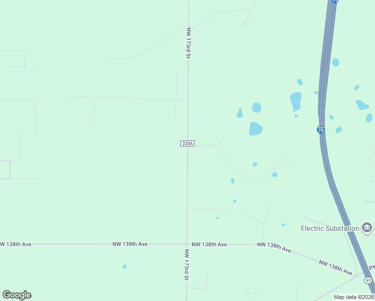 map of restaurants, bars, coffee shops, grocery stores, and more near 14433 Northwest 173rd Street in Alachua