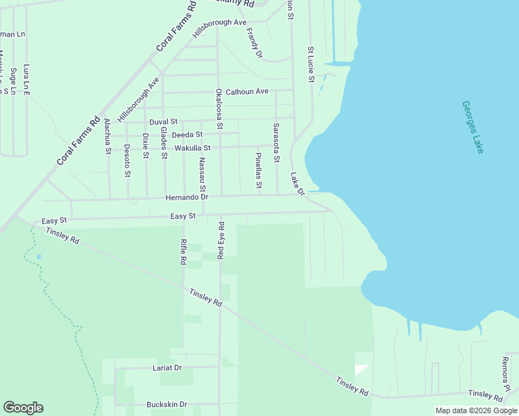 map of restaurants, bars, coffee shops, grocery stores, and more near 127 Easy Street in Florahome