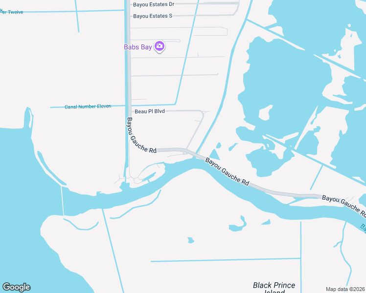 map of restaurants, bars, coffee shops, grocery stores, and more near 312 Beau Place Boulevard in Des Allemands