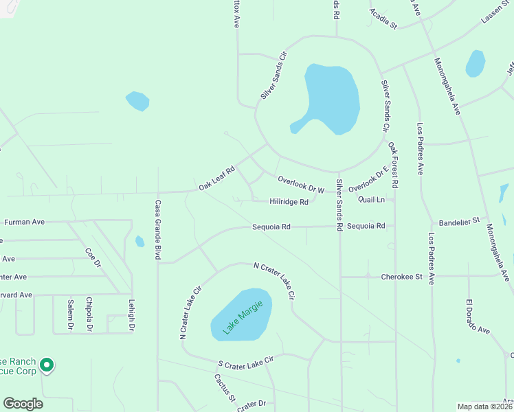 map of restaurants, bars, coffee shops, grocery stores, and more near 5847 Hillridge Road in Keystone Heights