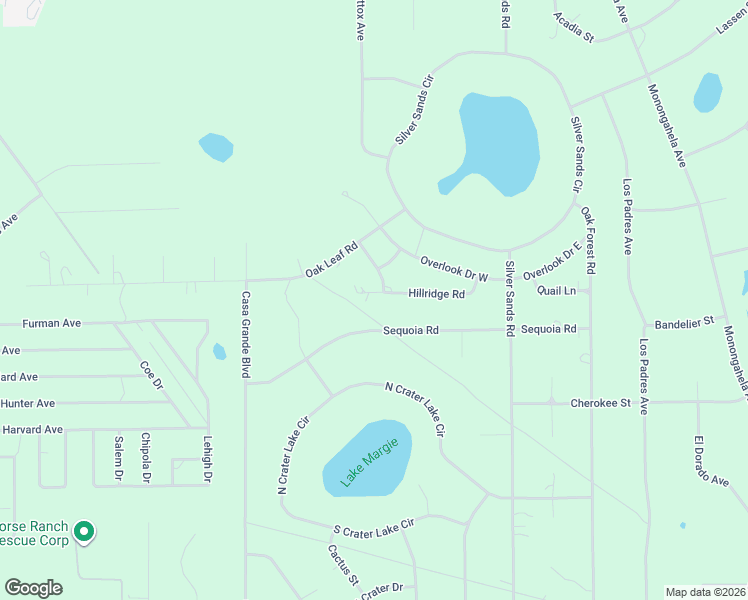 map of restaurants, bars, coffee shops, grocery stores, and more near 5847 Hillridge Road in Keystone Heights