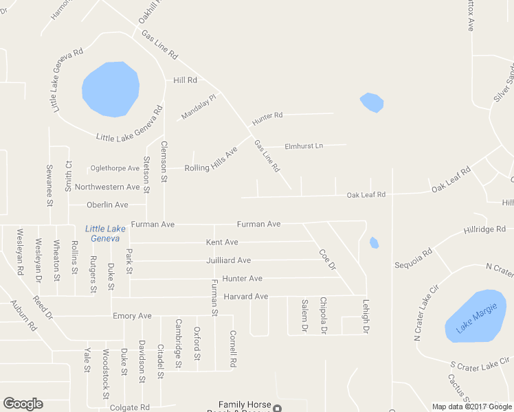 map of restaurants, bars, coffee shops, grocery stores, and more near 6075 Oak Leaf Road in Keystone Heights