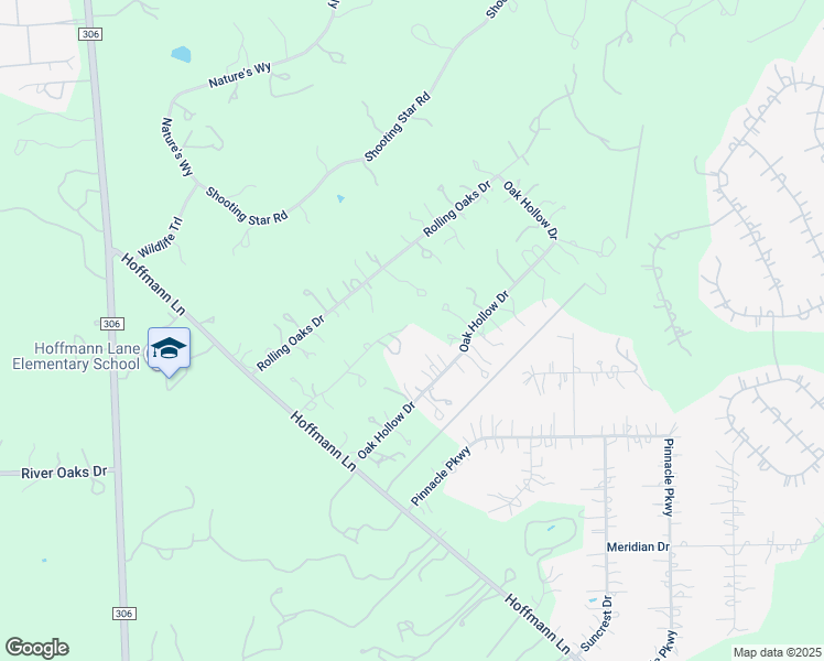 map of restaurants, bars, coffee shops, grocery stores, and more near 2952 Overview Drive in New Braunfels