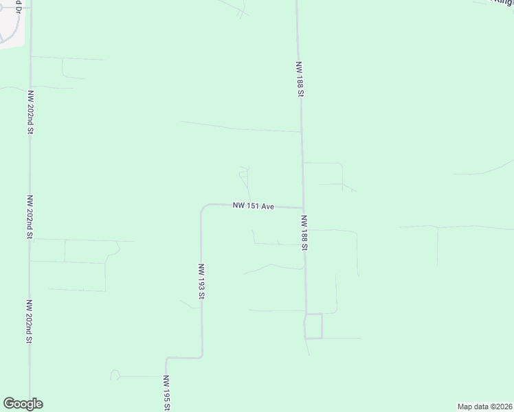 map of restaurants, bars, coffee shops, grocery stores, and more near 19100 Northwest 151 Avenue in Alachua