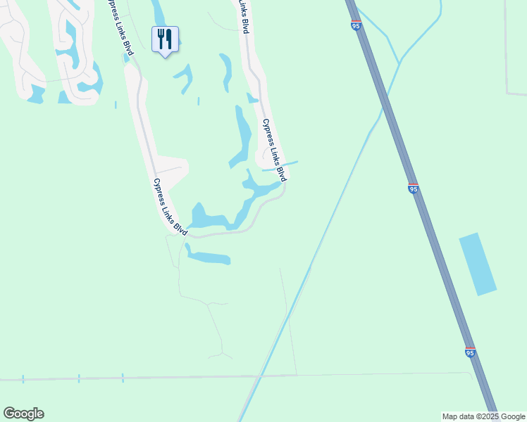 map of restaurants, bars, coffee shops, grocery stores, and more near 5226 Cypress Links Boulevard in Elkton