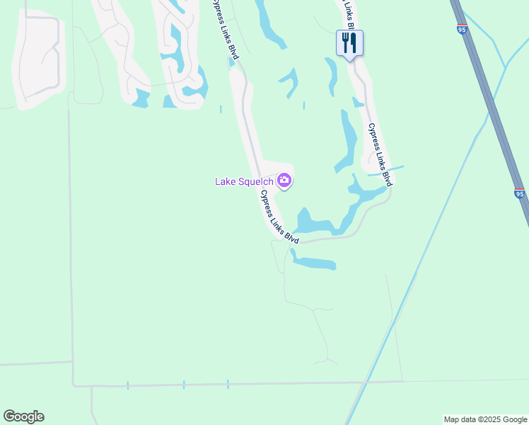 map of restaurants, bars, coffee shops, grocery stores, and more near 5061 Cypress Links Boulevard in Elkton