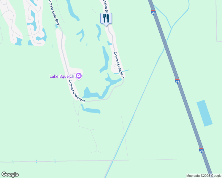 map of restaurants, bars, coffee shops, grocery stores, and more near 5226 Cypress Links Boulevard in Elkton